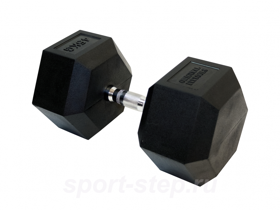 Гантель 45 кг гексагональная OFT FT-HEX-45