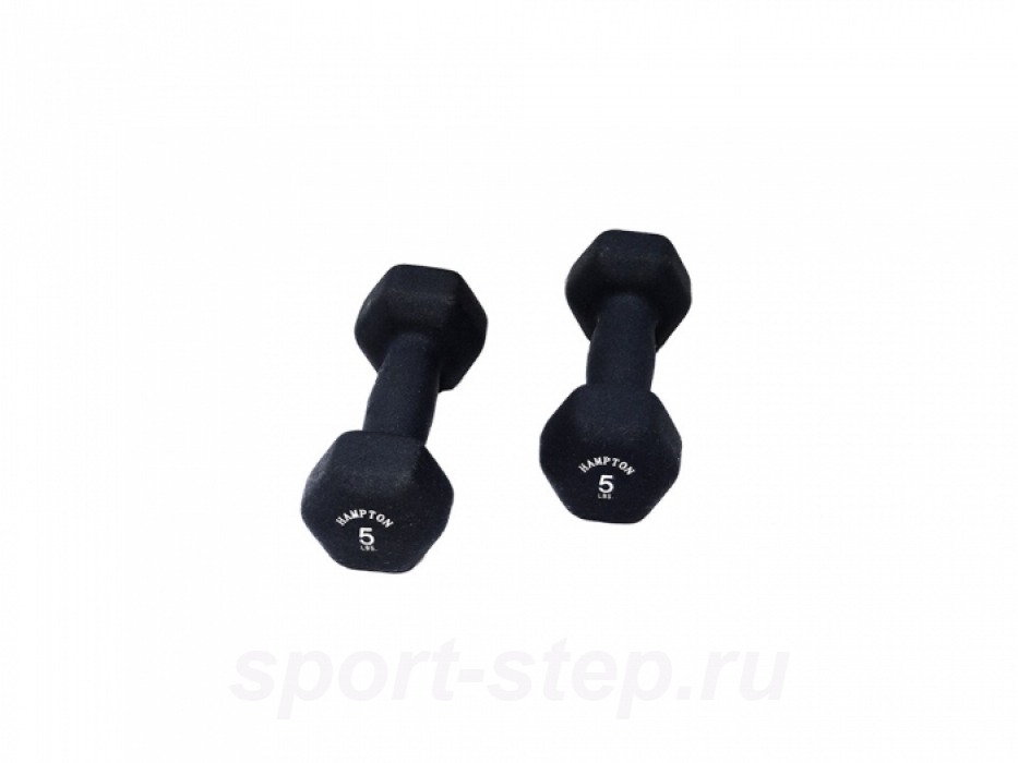 Гантели неопреновые 2,3 кг пара Hampton NH-5
