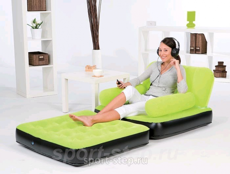 Надувное кресло-трансформер BestWay 67277 без насоса