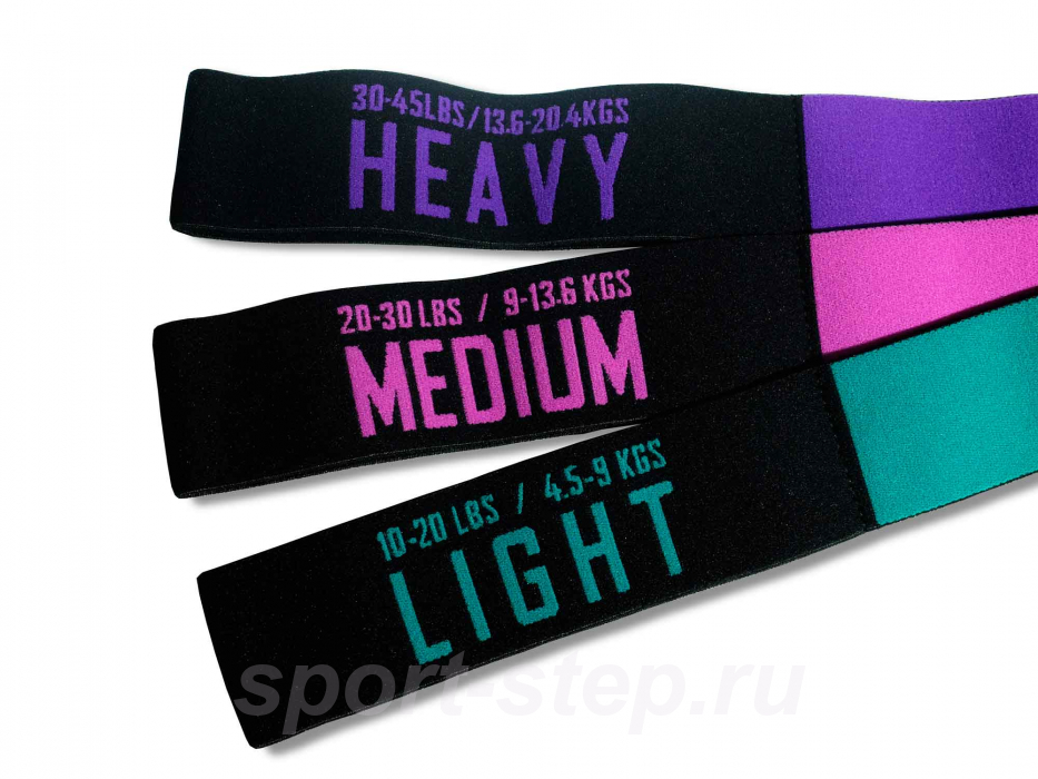 Набор из трех тканевых эспандеров UNIQ OFT FT-UNIQ