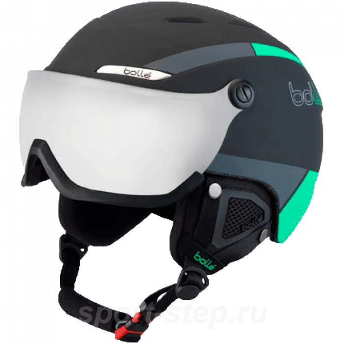 Шлем Bolle B-Yond Visor Black & Green with Silver Gun Visor Cat 3