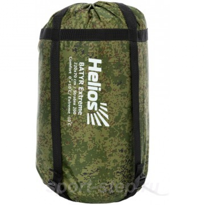 Спальный мешок БАТЫР EXTREME (220*70) Stratex 200 КМФ цифра Helios