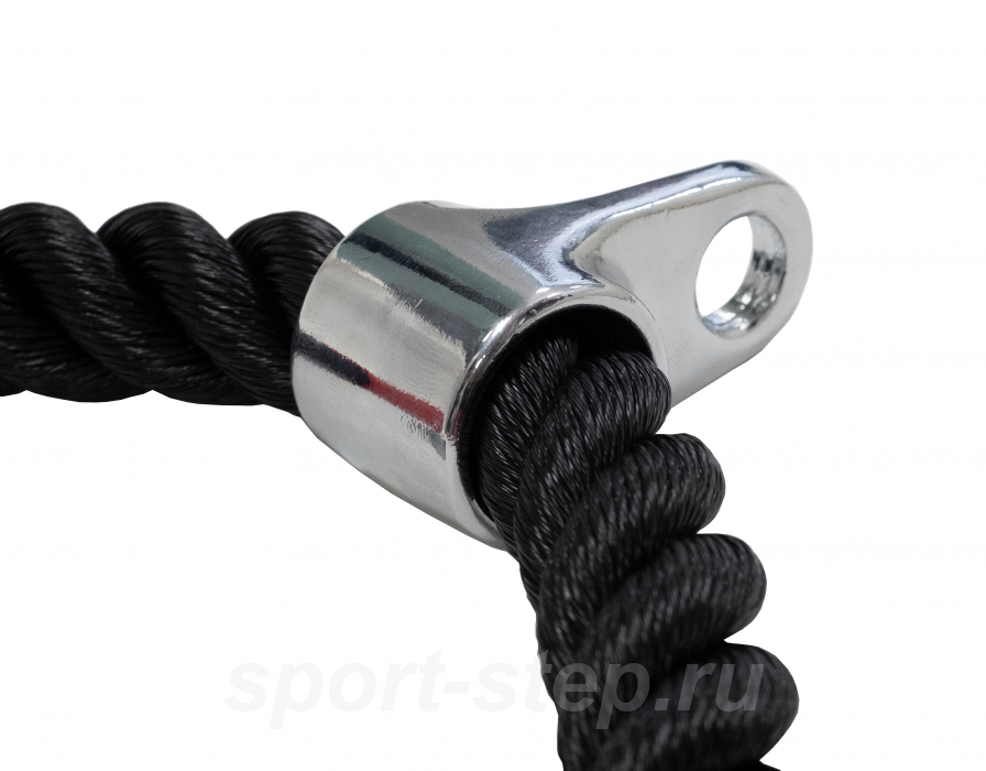 Гибкая тяга (канат) для трицепса двойная REBEL с резиновыми наконечниками REBEL R-UMB-D-R
