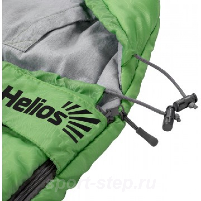 Спальный мешок TORO 200L (210*70, левый, стратекс, салатовый) Helios (T-HS-SB-T-200L)