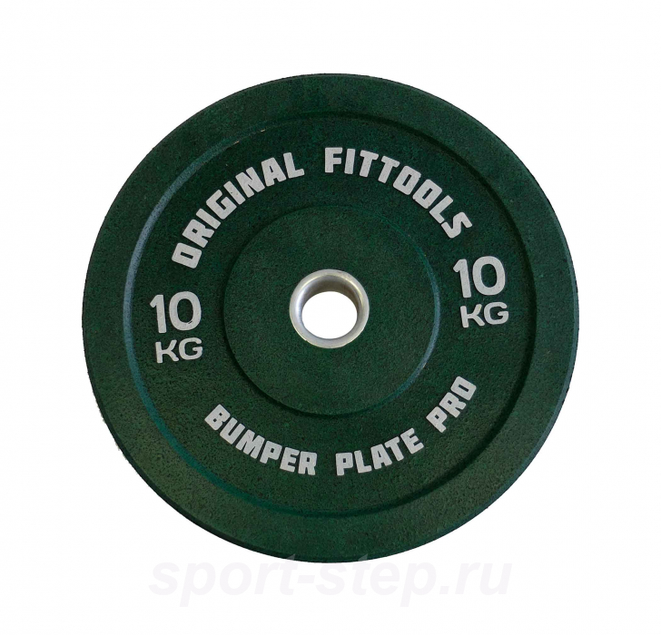 Диск бамперный 10 кг Original FitTools FT-BPG-10