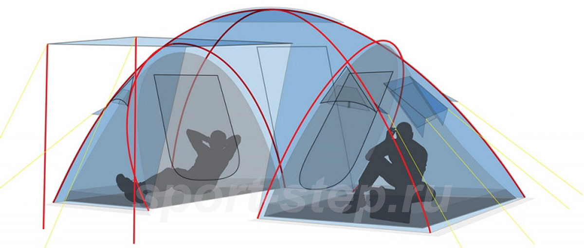 Палатка Canadian Camper SANA 4, цвет forest